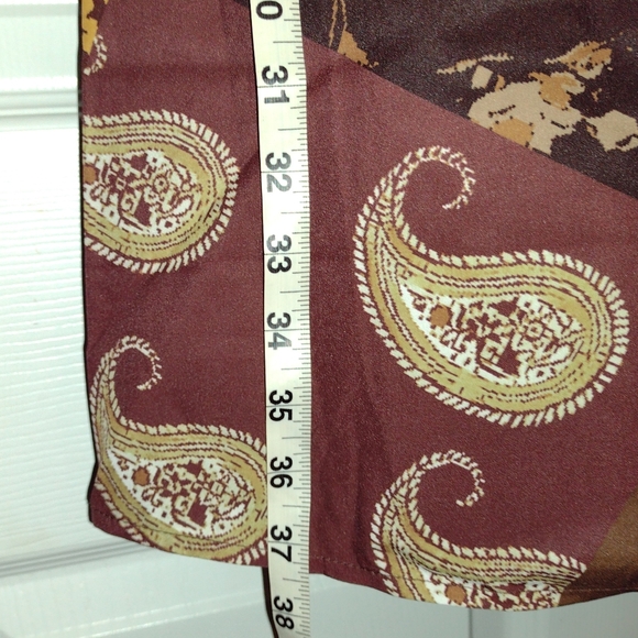 Flowy boho patchwork maxi skirt, Sz M - Picture 5 of 5